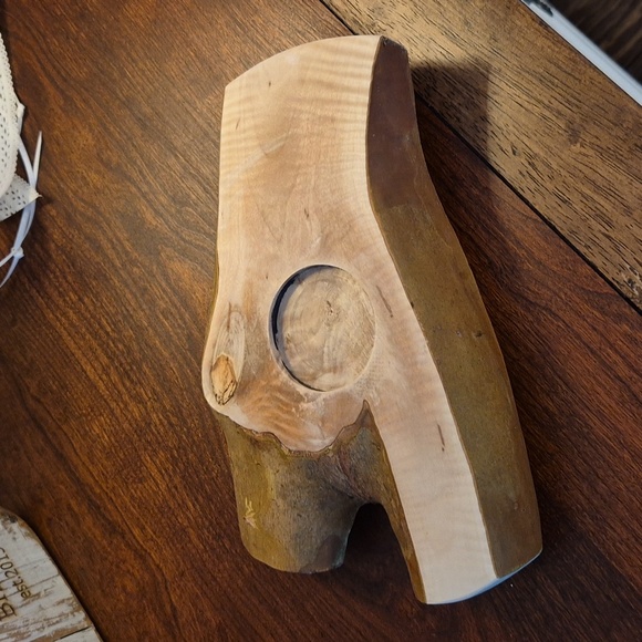 Hand Turned, Hand Crafted, Hand Made Small Wooden Trinket Tray/Dish - Picture 4 of 6